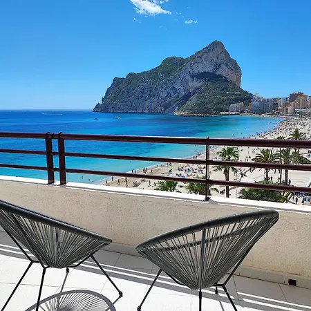 Apartamento Duplex Aloha Calpe, Primera Linea De Playa Esterno foto